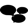 Chalkboard sticker - CLOUDS